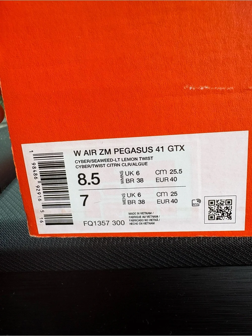 Nike Women’s 8.5 Air Zoom Pegasus 41 GTX Running Trainers Fq1357 300 New